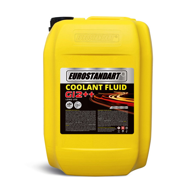 Охолоджувальна рідина EUROSTANDART COOLANT FLUID G12++ готовий